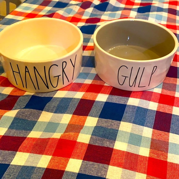 Rae Dunn pet bowls - Picture 1 of 4
